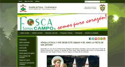 Desktop Screenshot of fosca-cundinamarca.gov.co