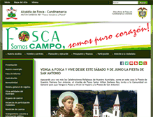 Tablet Screenshot of fosca-cundinamarca.gov.co